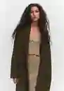 Abrigo Ringo Khaki Talla XS Mujer Mango