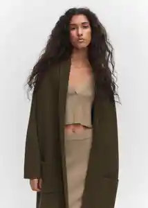 Abrigo Ringo Khaki Talla XS Mujer Mango