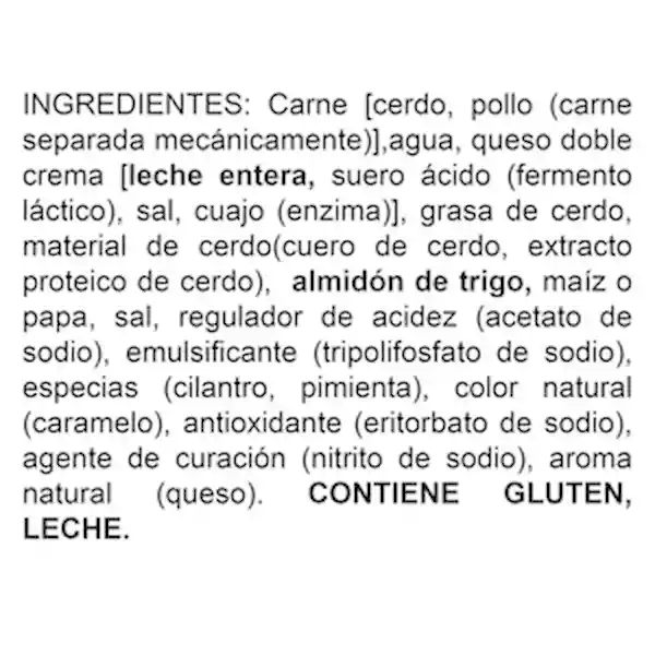 ZurichSalchicha Maxi Cheese