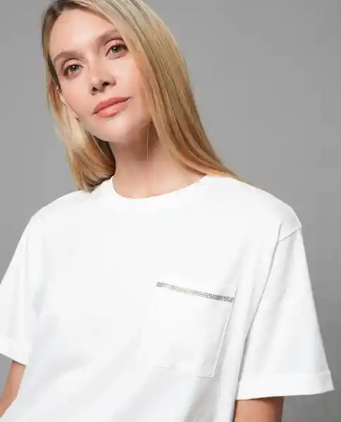 Camiseta Mujer Crudo Talla L 202G011 Rifle