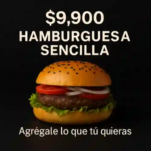 Hamburguesa Sencilla