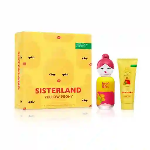 Benetton Perfume United Sisterland Yellow Peony + Body Lotion