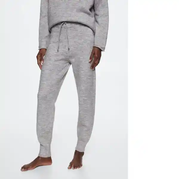 Pantalón Pijama Polo Gris Claro Vigore Talla M Mujer Mango