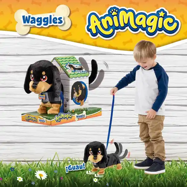 Toy Logic Peluche Animagic Perro Waggles 26 cm