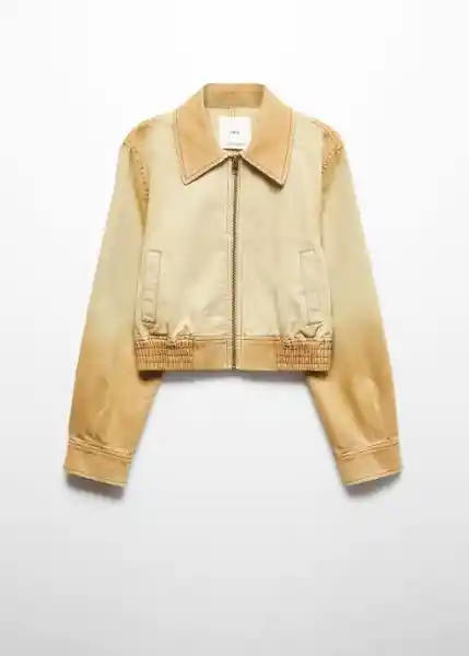 Chaqueta Worker Camel Talla S Mujer Mango