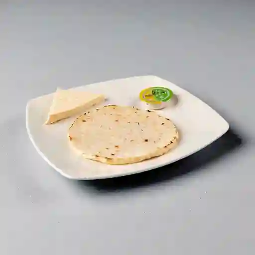 Arepa con Mantequilla y Quesito