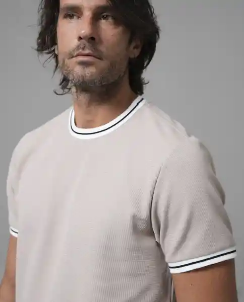 Camiseta Hombre Beige Talla XL 109G018_BEI151306 Rifle