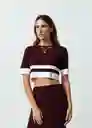 Camisa Tejido Mujer Morado Sombrío Ultra Oscuro Talla S 582G052 Naf Naf