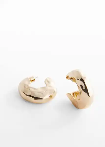 Pendientes Tomasa Oro Talla 99 Mujer Mango