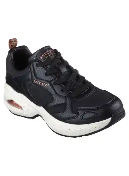 Skechers Tenis Uno Out Street Mujer Negro Talla 6