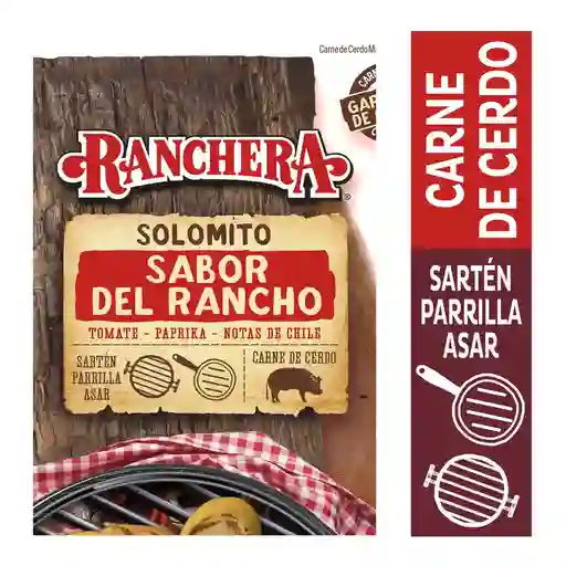 Ranchera Solomito Cerdo Sabor Del Rancho