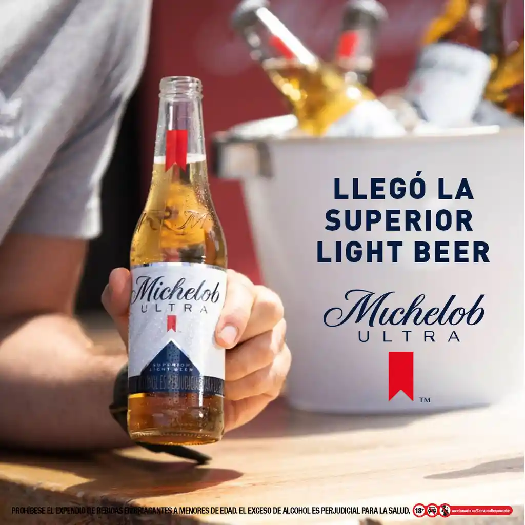Michelob Ultra Cerveza Light 
