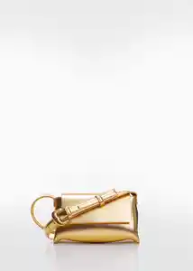 Bolso P Lucer Oro Talla 99 Mujer Mango