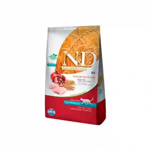 N&D Alimento para Gato Adulto Castrado Grano Ancestral Pollo