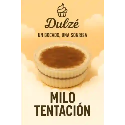 Postre Milo Tentación