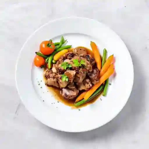 Porcion De Cerdo, Res O Pollo
