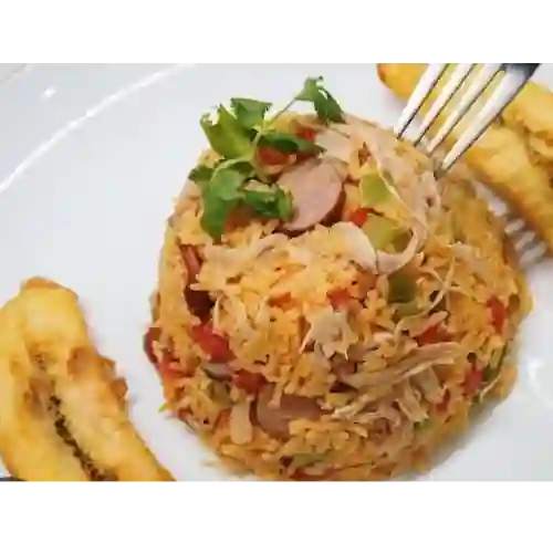 Arroz de Cerdo y Chorizo Corriente