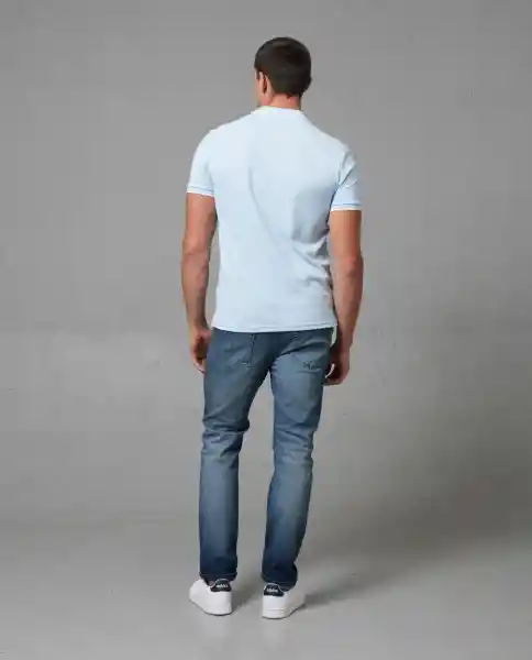 Camiseta Polo Hombre Azul L 190G101_AZU144112 Rifle