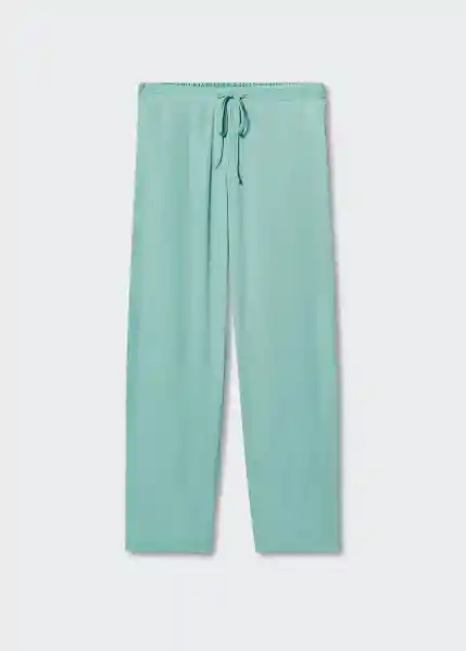 Pantalón Tell-W Verde Pastel Talla Xs Mujer Mango