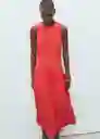 Vestido Gilda Rojo Valentino Talla S Mujer Mango