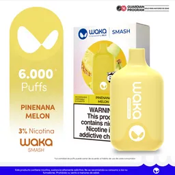 WAKA SMASH Vape Pinenana Melon-3% 6000 puff