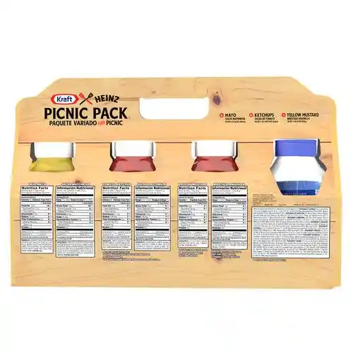 Kraft Picnic Pack de Aderezos Heinz

