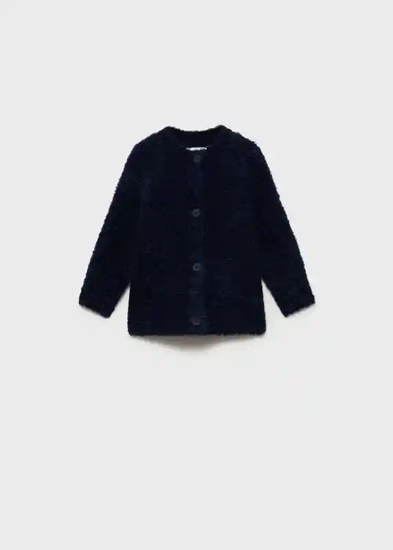 Cardigan Bjornb Navy Talla 66 Niñas Mango