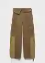 Jean Jolie Khaki Talla XS Mujer Mango