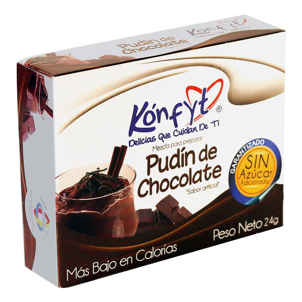Konfyt Mezcla para Pudín Dietético con Sabor a Chocolate 24 g