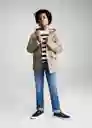 Abrigo Parka Sergio Topo Talla 13 Niños Mango