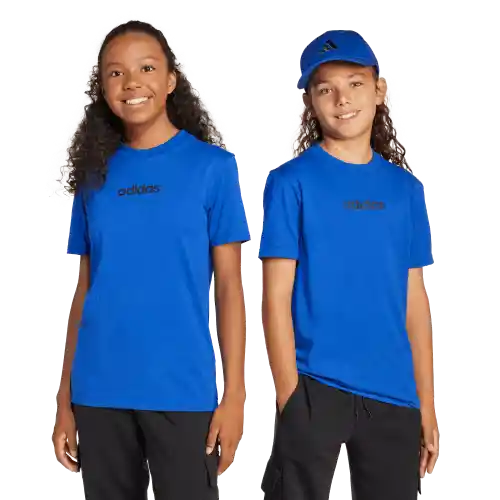 Adidas Camiseta Manga Corta Tee 160 de Niño Azul Talla S