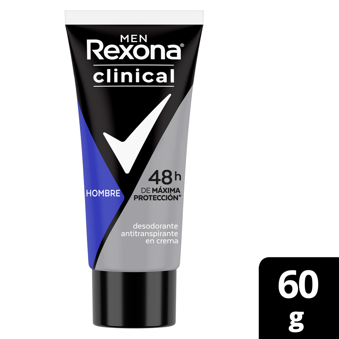 Rexona Men Desodorante Antitranspirante Clinical Crema 60g