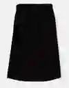 Falda Mujer Negro Talla: X-Small American Eagle
