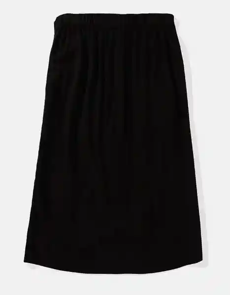 Falda Mujer Negro Talla: X-Small American Eagle