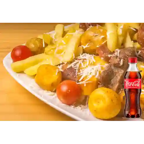 Combo Parrillada Personal + Coca Cola Original 400 ml
