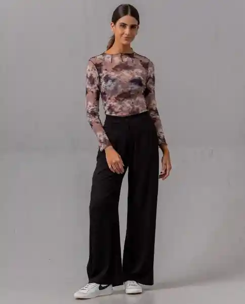 Camiseta Mujer Morado Valeriana Medio Talla XS 35152 Rifle