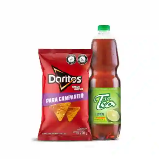 Mr Tea Pack Bebida Limón + Doritos