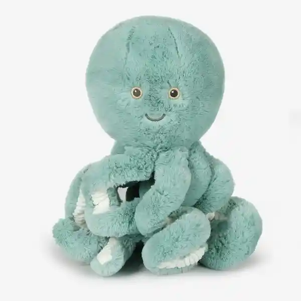 O.B. Designs Peluche Pulpo Reef Azul Pequeño 25 cm