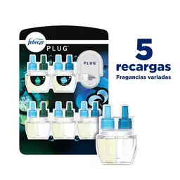 Febreze Plug Ambientador Aceites Esenciales + Recambio