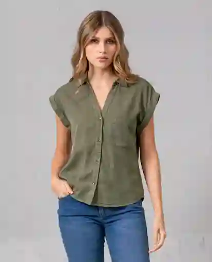 Camisa Mujer Verde Talla S 33469 Rifle