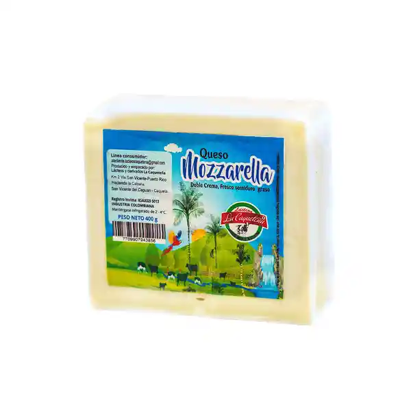 Queso Mozzarella la Caqueteña