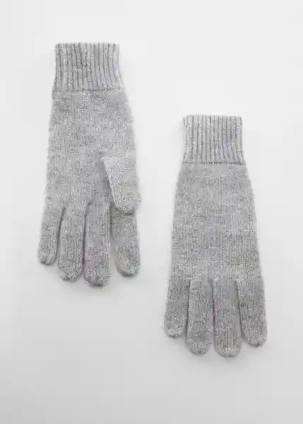 Guantes Perla Gris Medio Vigore Talla 99 Mujer Mango