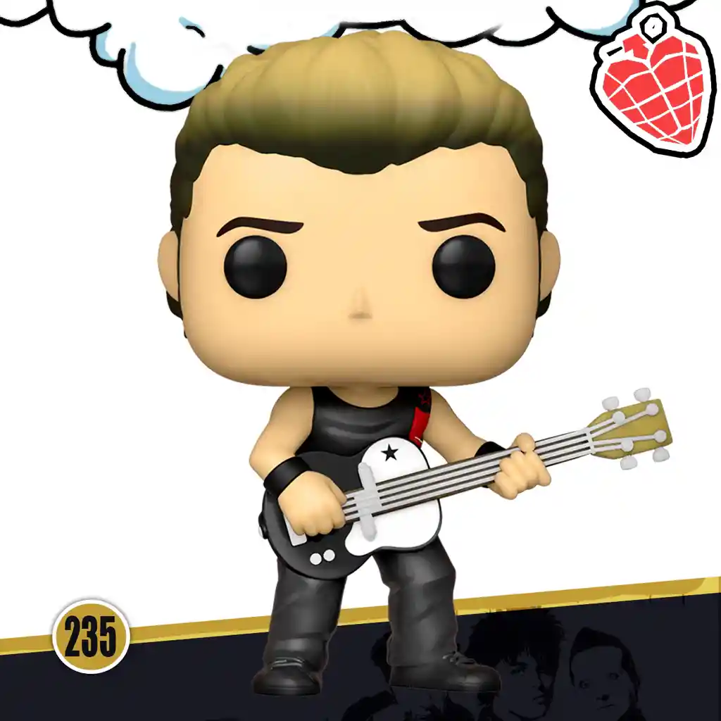 Funko Pop! Figura Colección Green Day Mike Dirnt