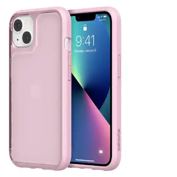 Griffin Funda Survivor Strong Case Para iPhone 14/13 Poder Rosa