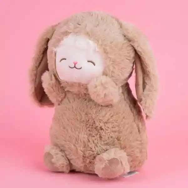 Peluche Lamb Baa Con Disfraz de Conejito 10In Mini Family Miniso