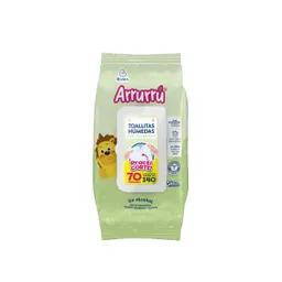 Arrurrú Toalla Húmeda Aloe & Manzanilla