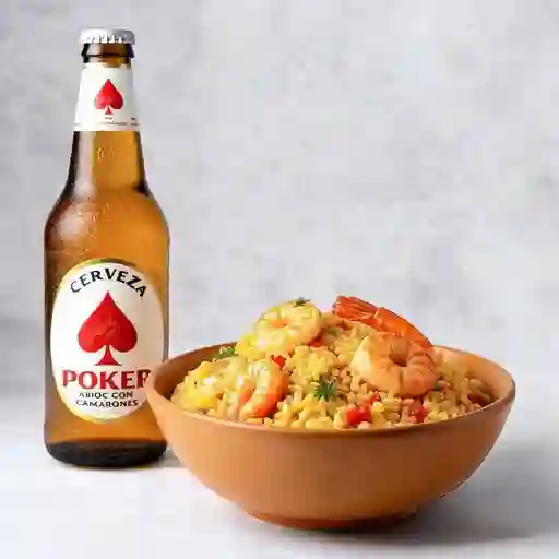 Arroz con Camarones + Poker