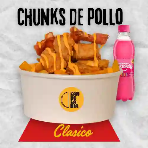 Bowl Chunks de Pollo + Postobón 250Ml