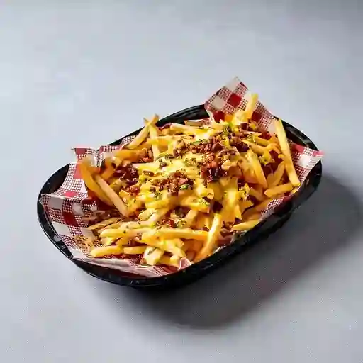 Papas con Tocineta y Queso