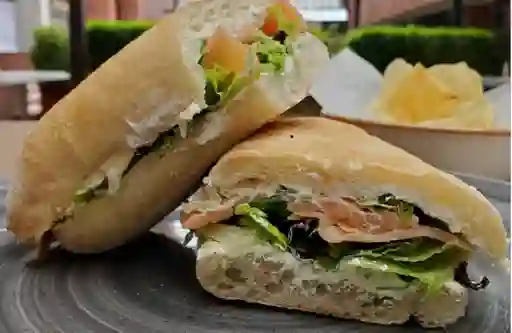 Sándwich Salmón Ahumado